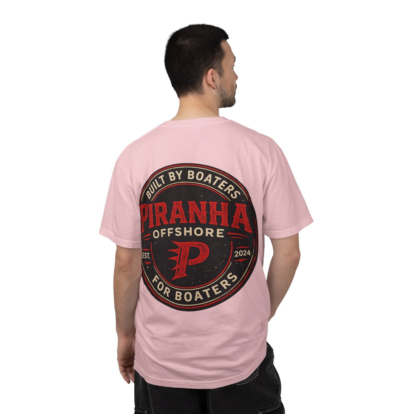 Piranha Offshore Built by Boaters T-shirt