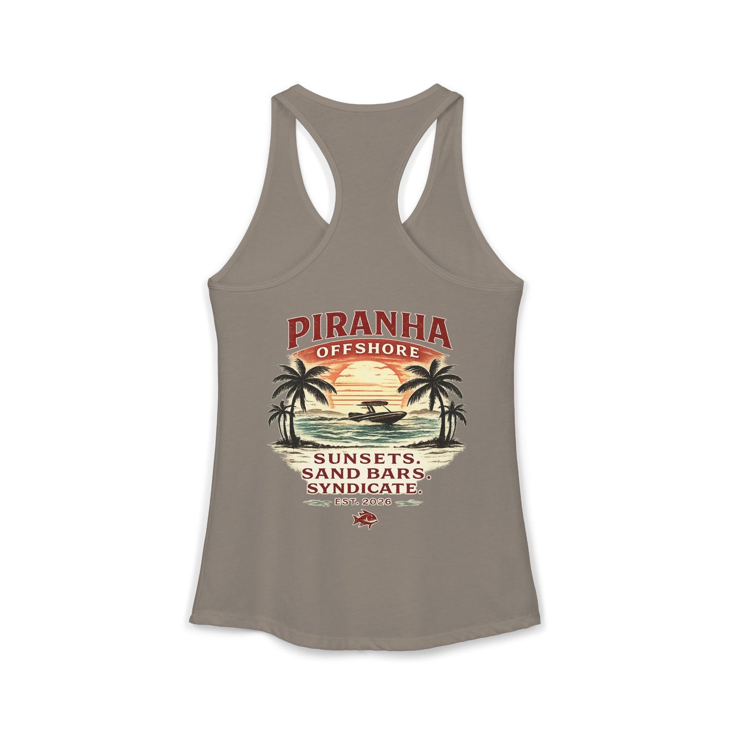 Women's Piranha Offshore Racerback Tank