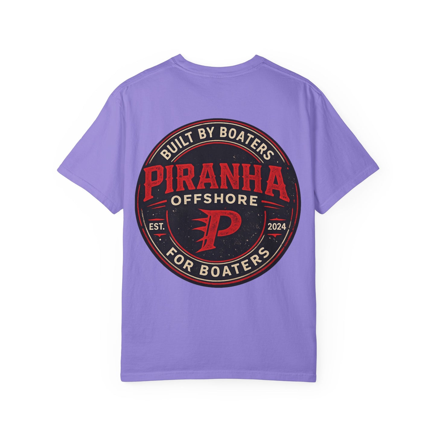 Piranha Offshore Built by Boaters T-shirt