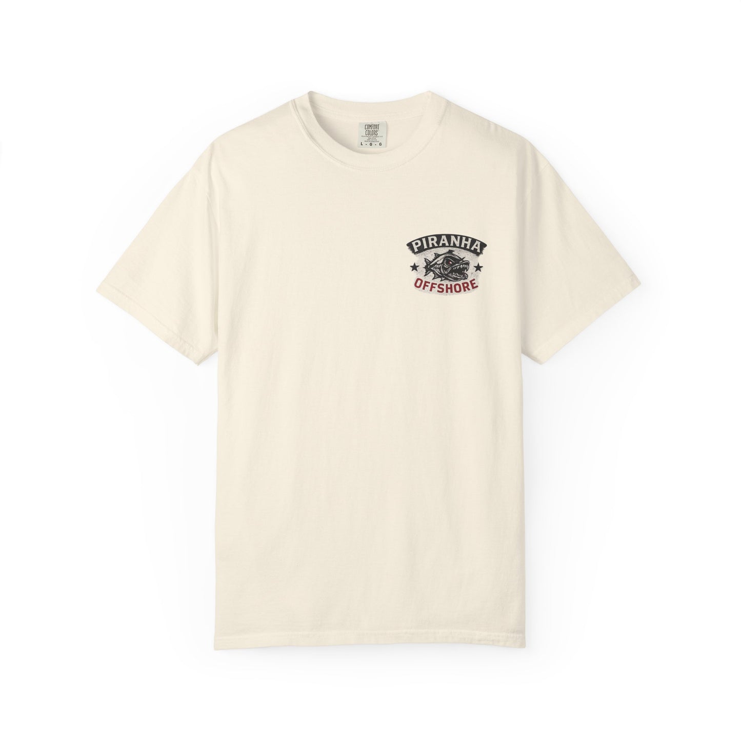 Piranha Offshore "Freedom Runs Offshore" Vintage Flag T-shirt