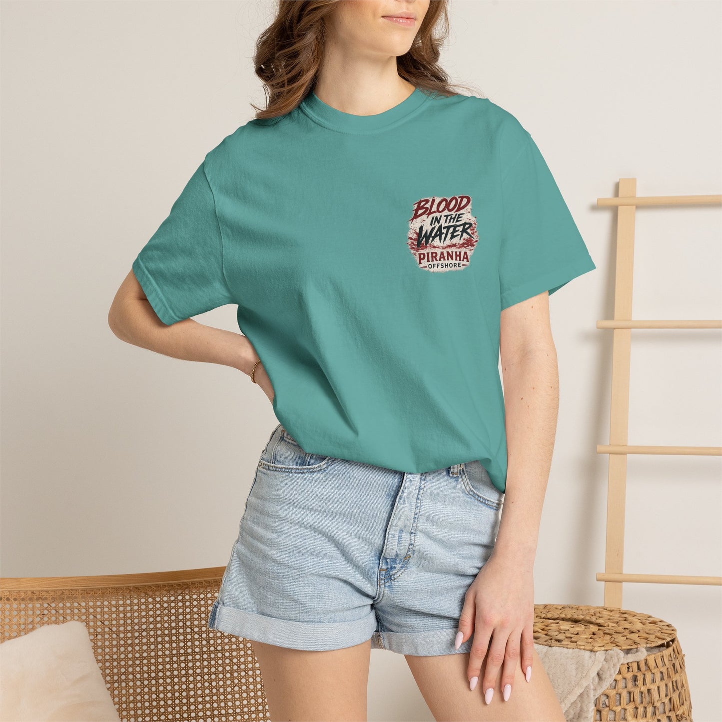 Piranha Offshore Blood in the Water T-Shirt