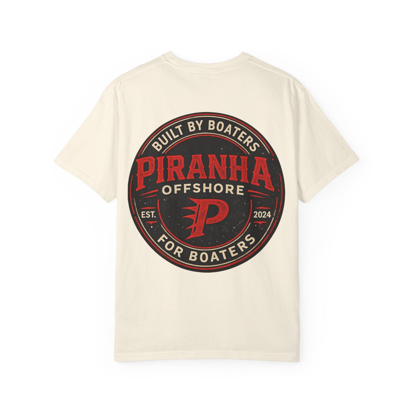 Piranha Offshore Built by Boaters T-shirt