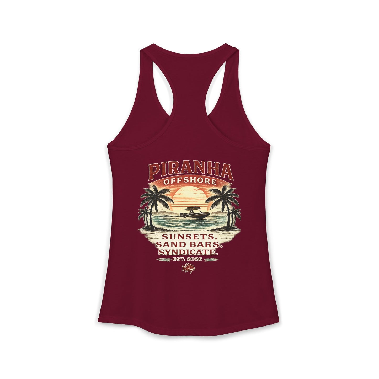 Women's Piranha Offshore Racerback Tank