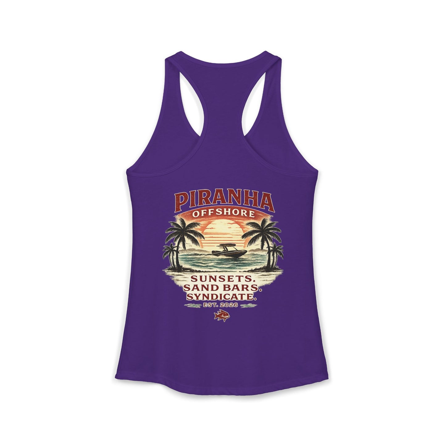 Women's Piranha Offshore Racerback Tank