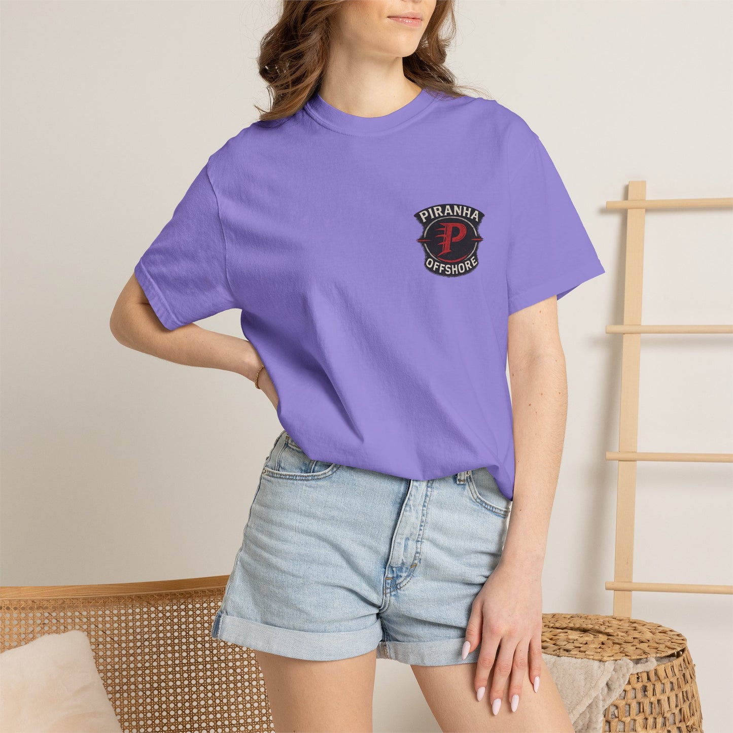 Piranha Offshore Built by Boaters T-shirt