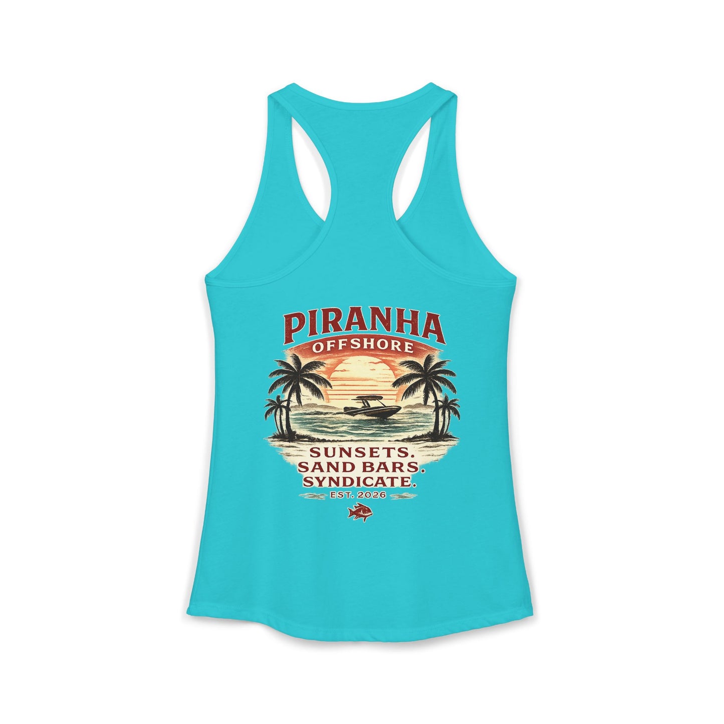 Women's Piranha Offshore Racerback Tank