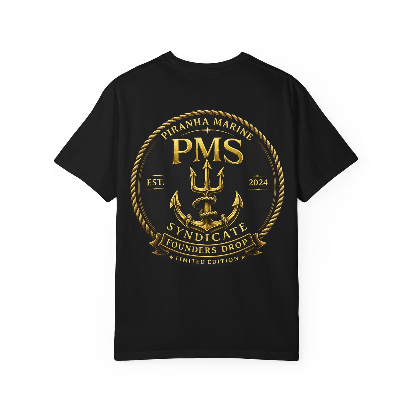 PMS Syndicate Marine T-Shirt — Founders Drop Emblem