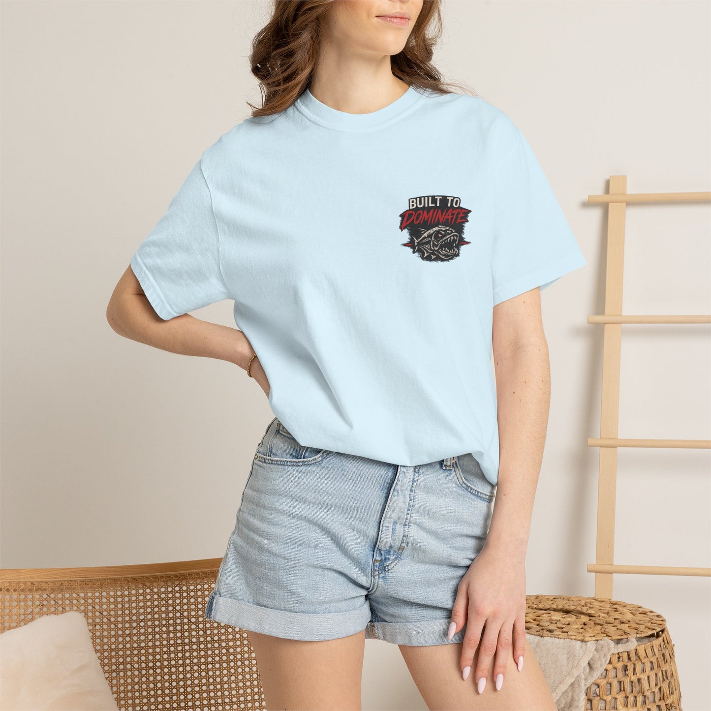Piranha Offshore Built to Dominate T-shirt