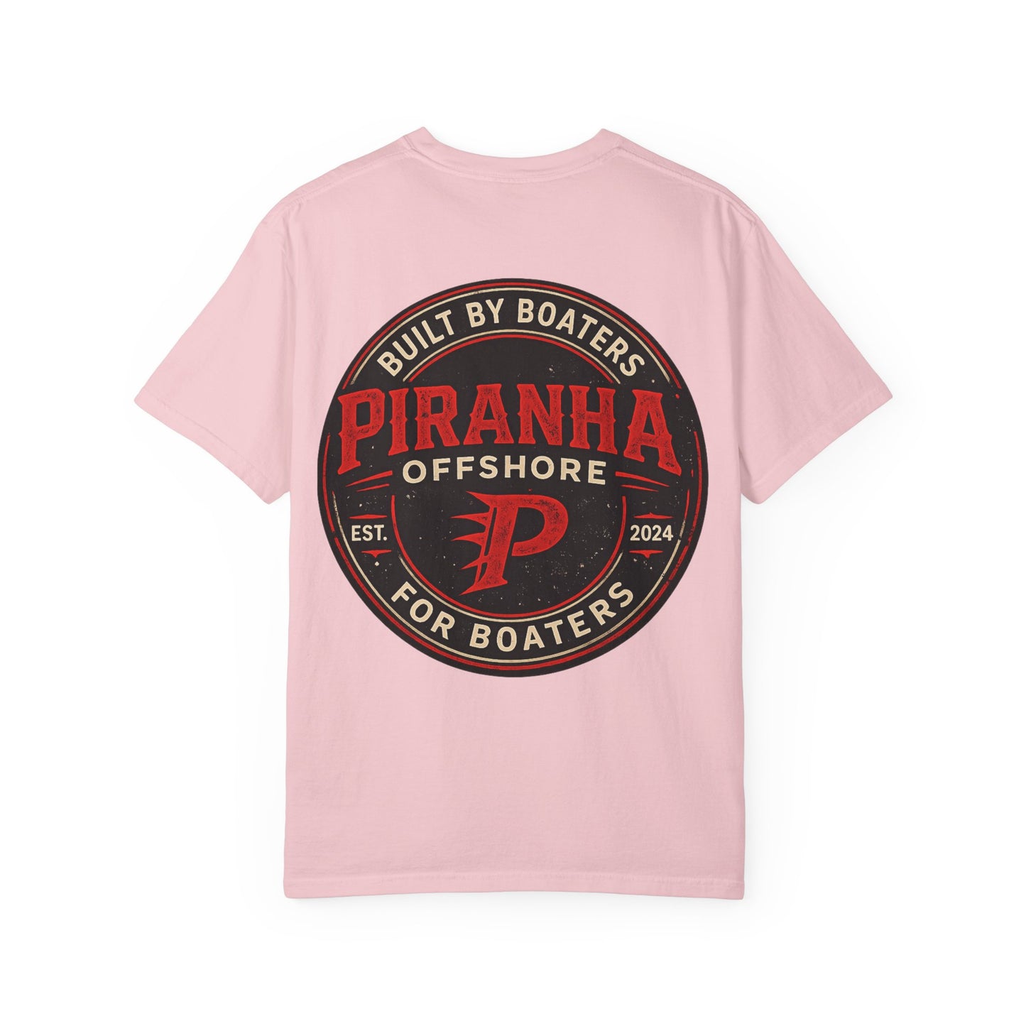Piranha Offshore Built by Boaters T-shirt