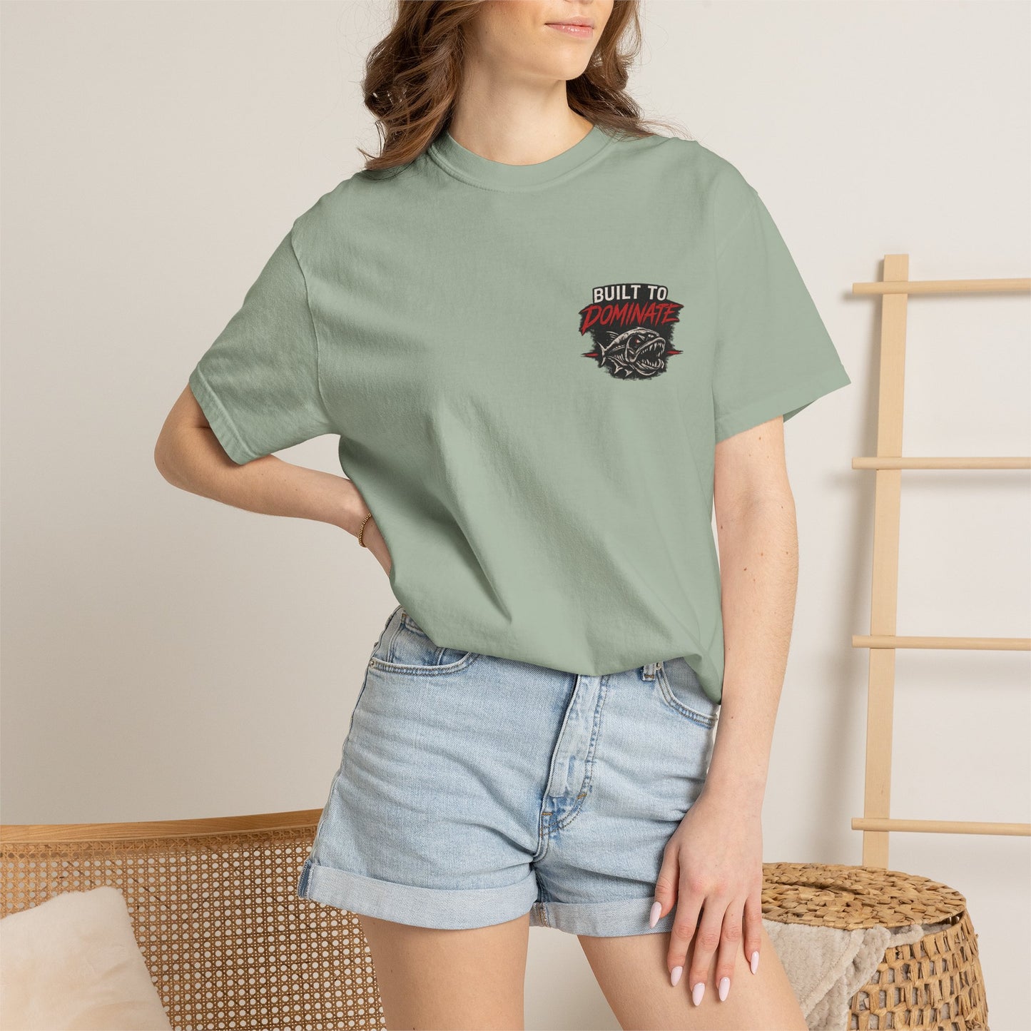 Piranha Offshore Built to Dominate T-shirt
