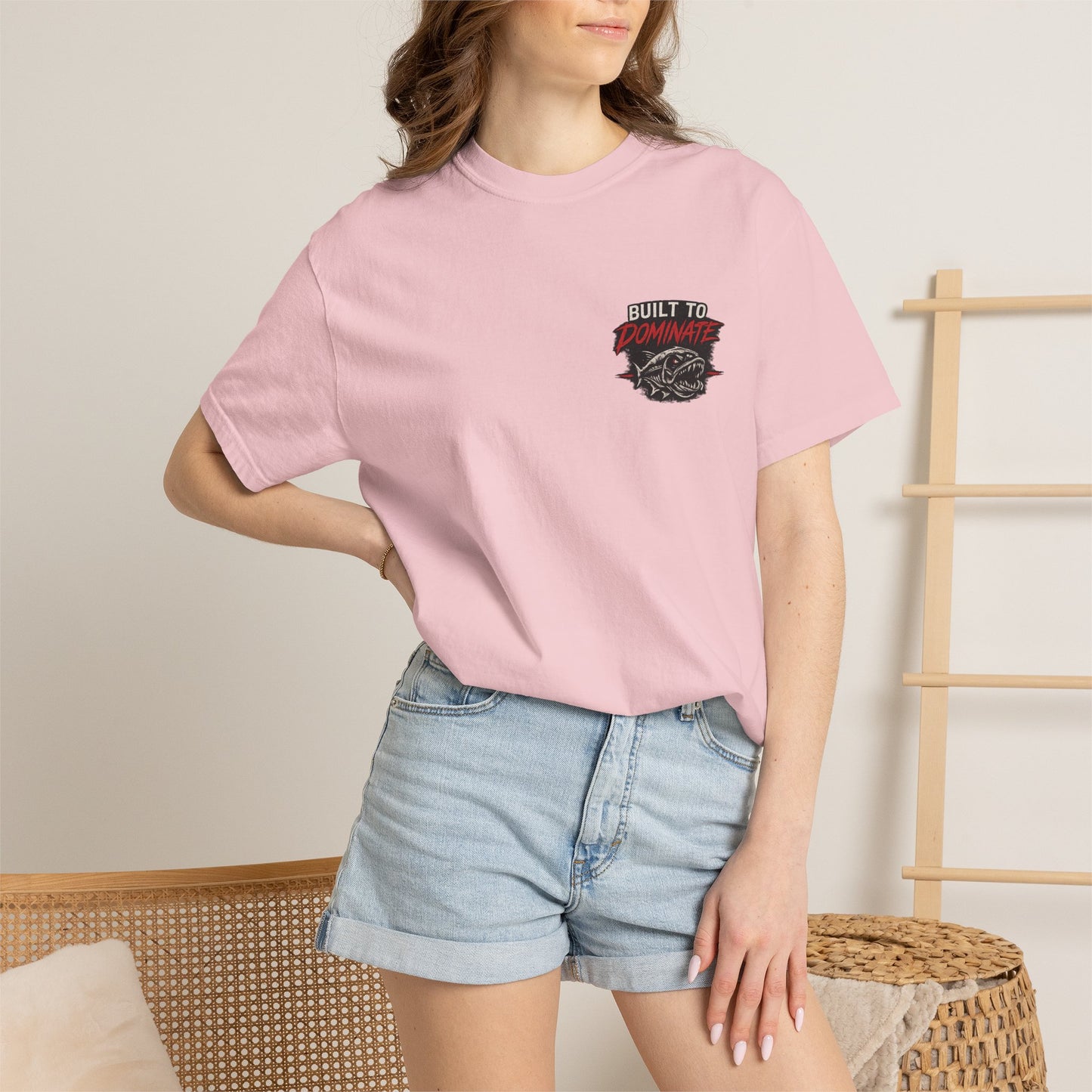 Piranha Offshore Built to Dominate T-shirt