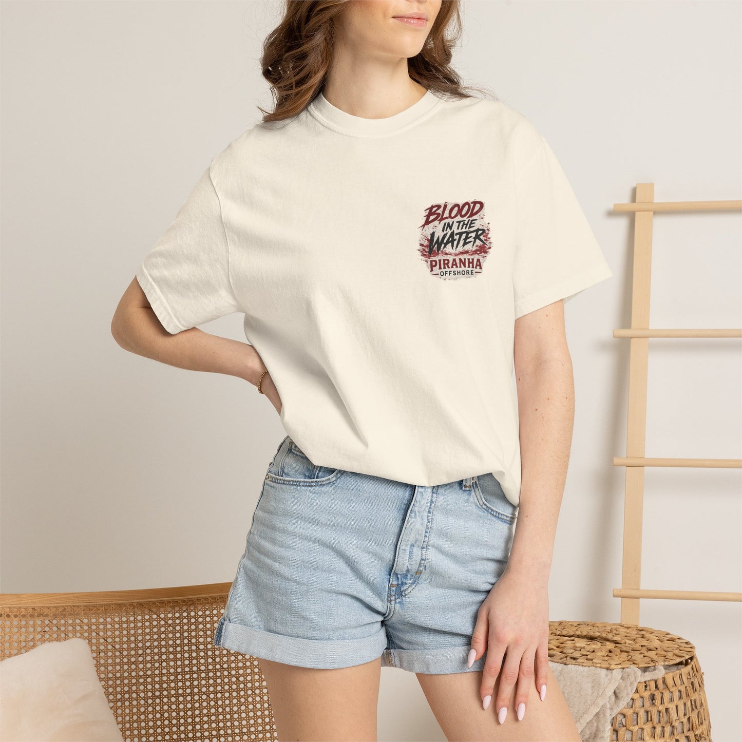 Piranha Offshore Blood in the Water T-Shirt