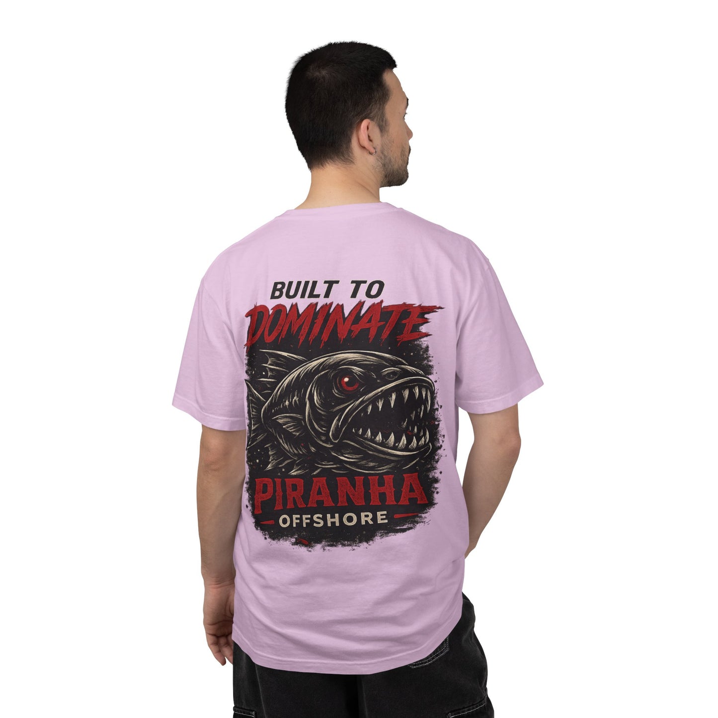 Piranha Offshore Built to Dominate T-shirt