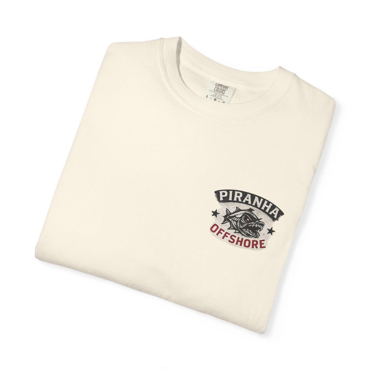 Piranha Offshore "Freedom Runs Offshore" Vintage Flag T-shirt