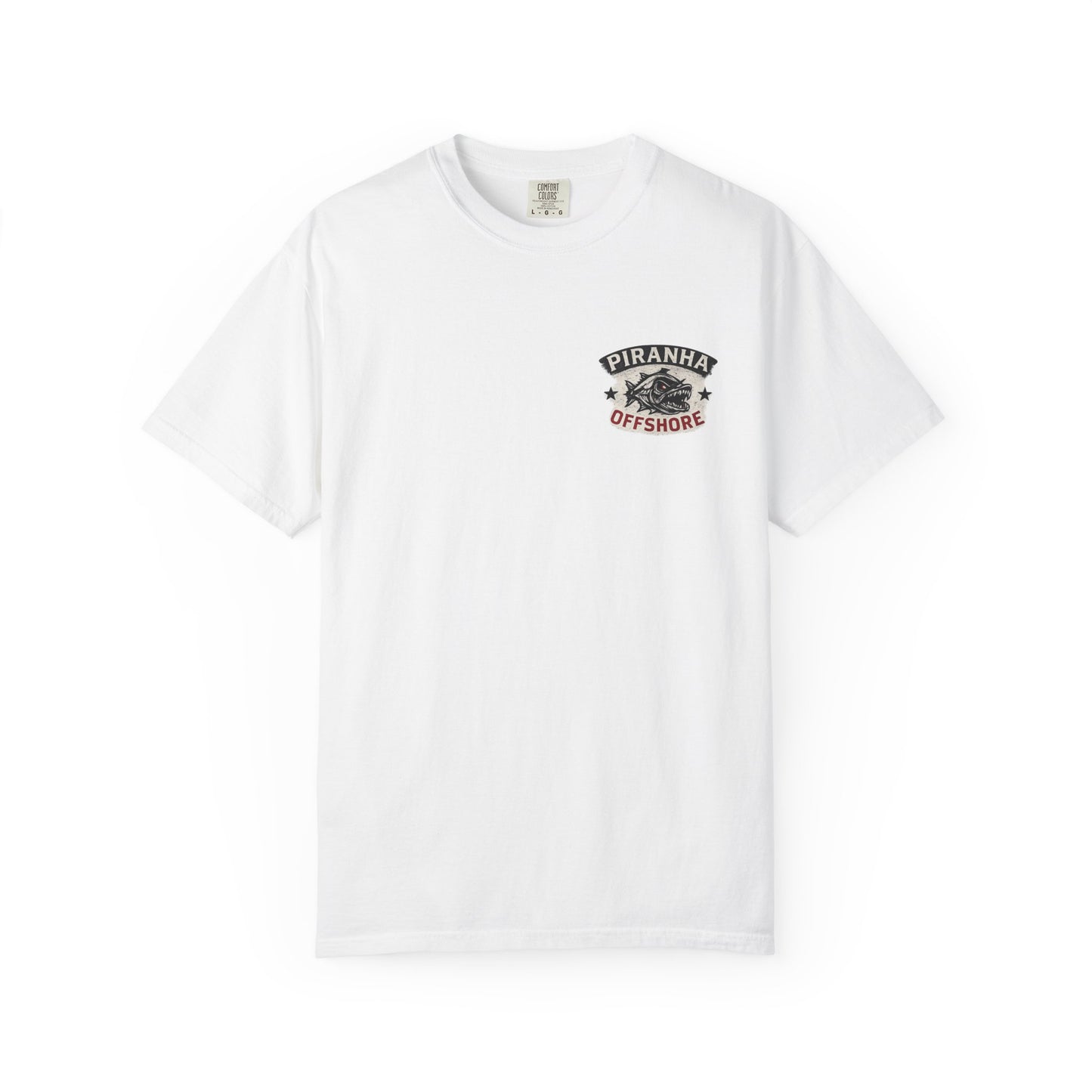 Piranha Offshore "Freedom Runs Offshore" Vintage Flag T-shirt