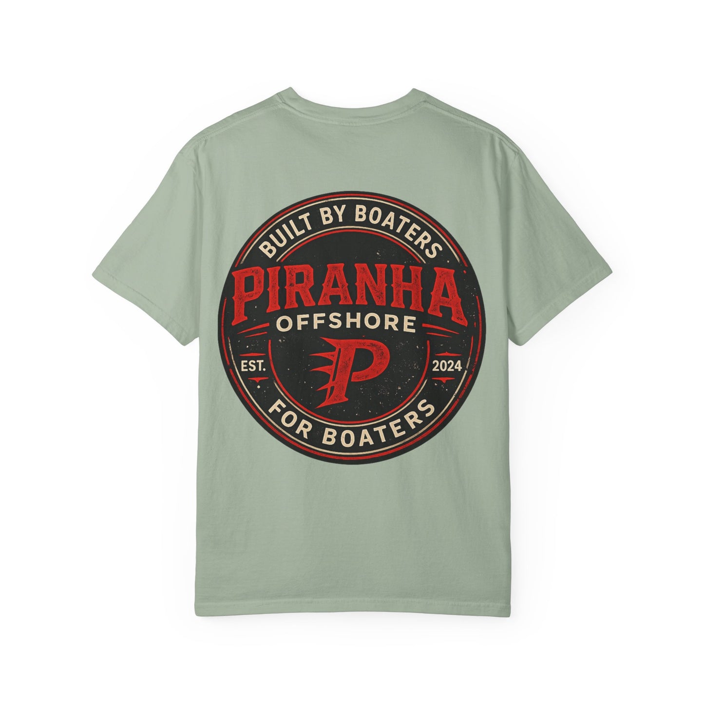 Piranha Offshore Built by Boaters T-shirt
