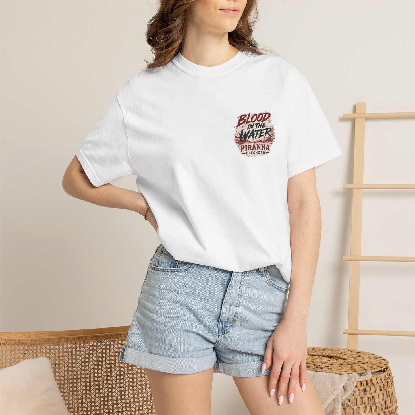 Piranha Offshore Blood in the Water T-Shirt