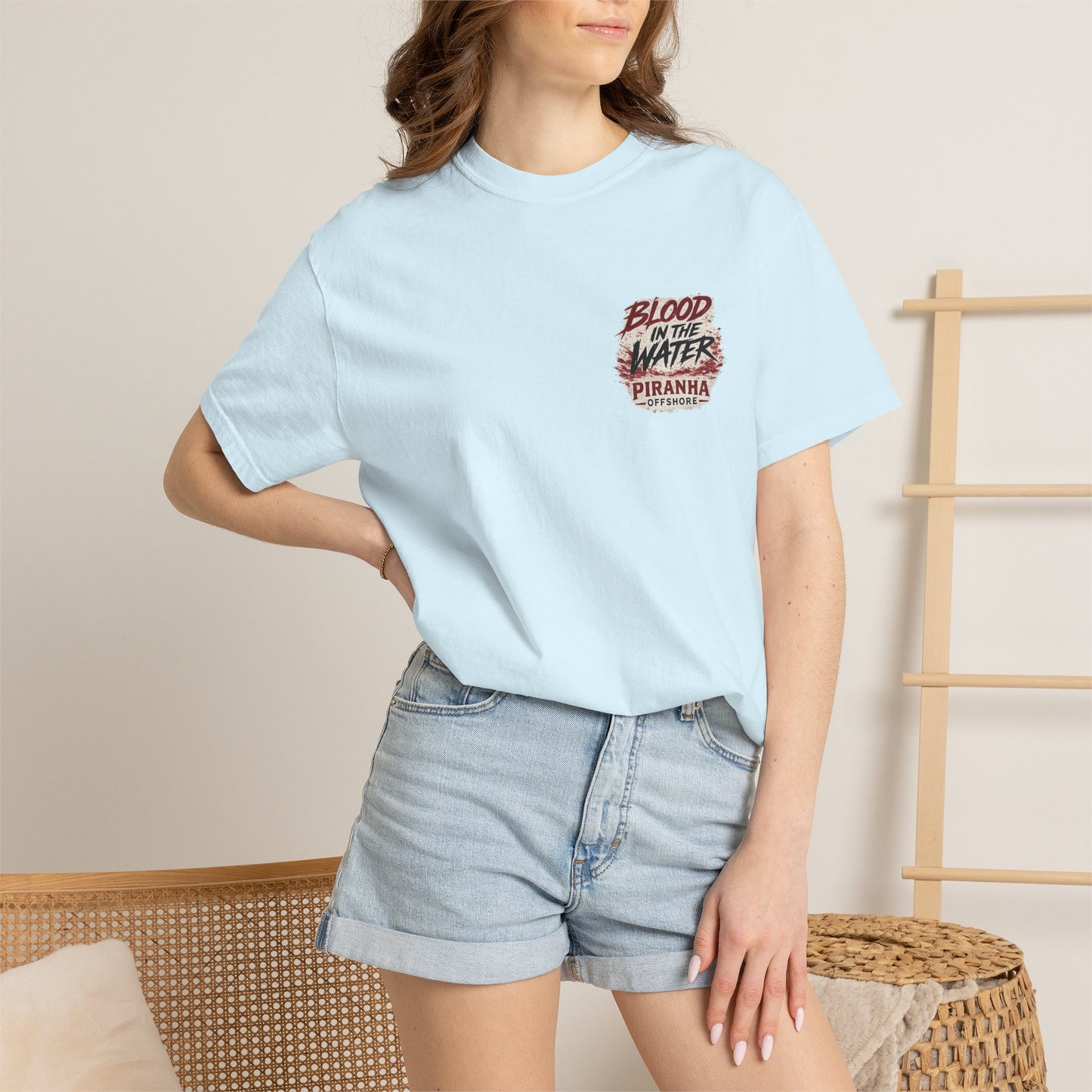 Piranha Offshore Blood in the Water T-Shirt