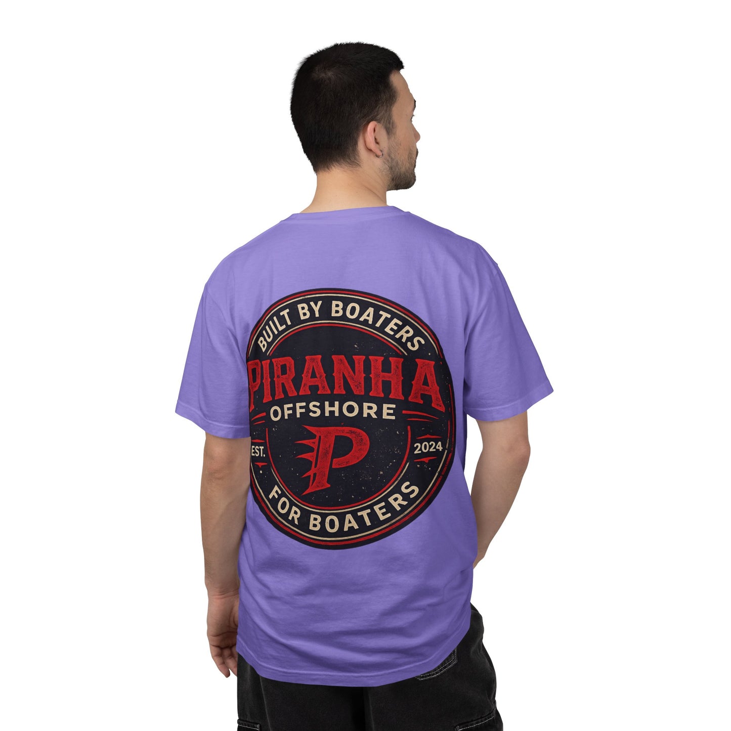 Piranha Offshore Built by Boaters T-shirt