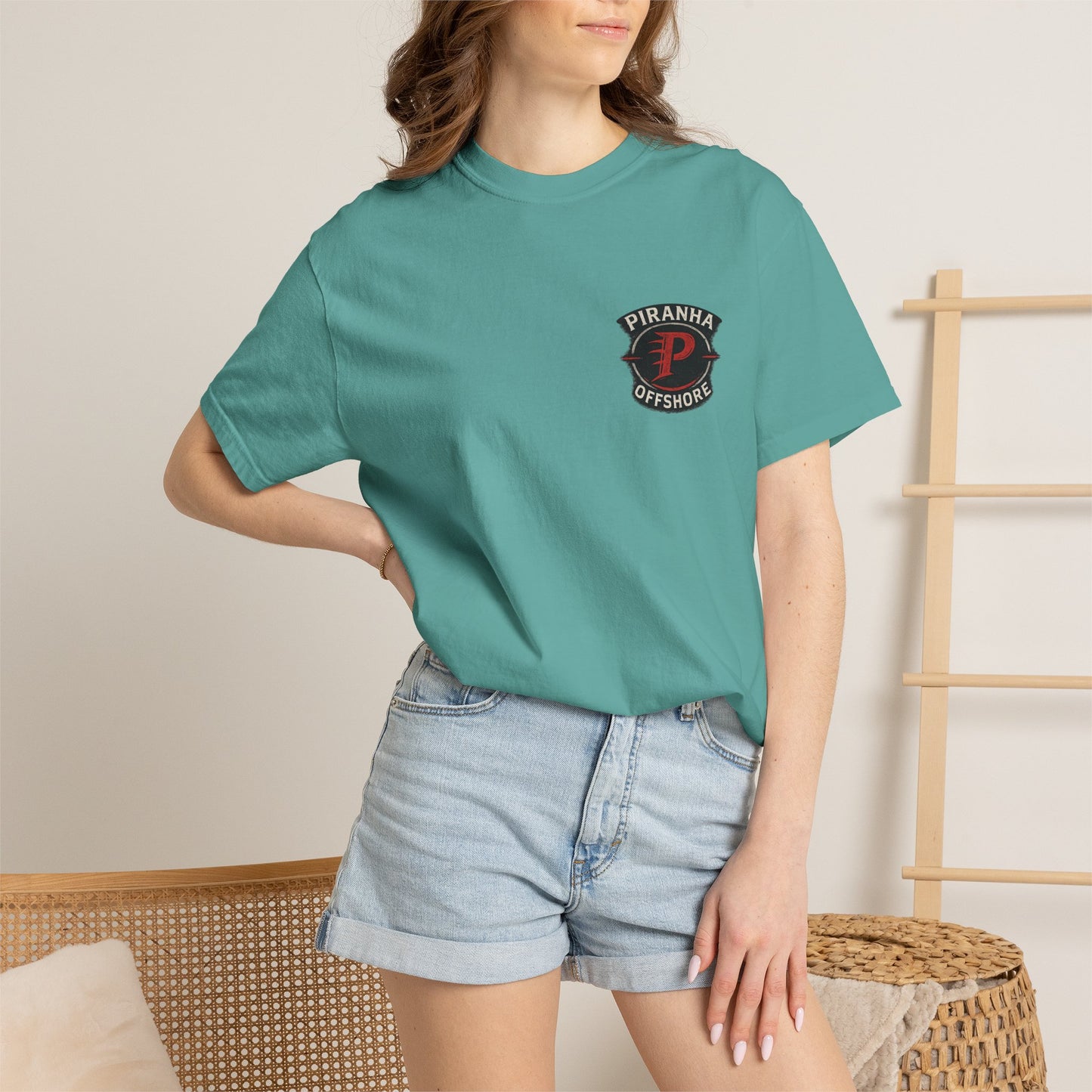 Piranha Offshore Built by Boaters T-shirt