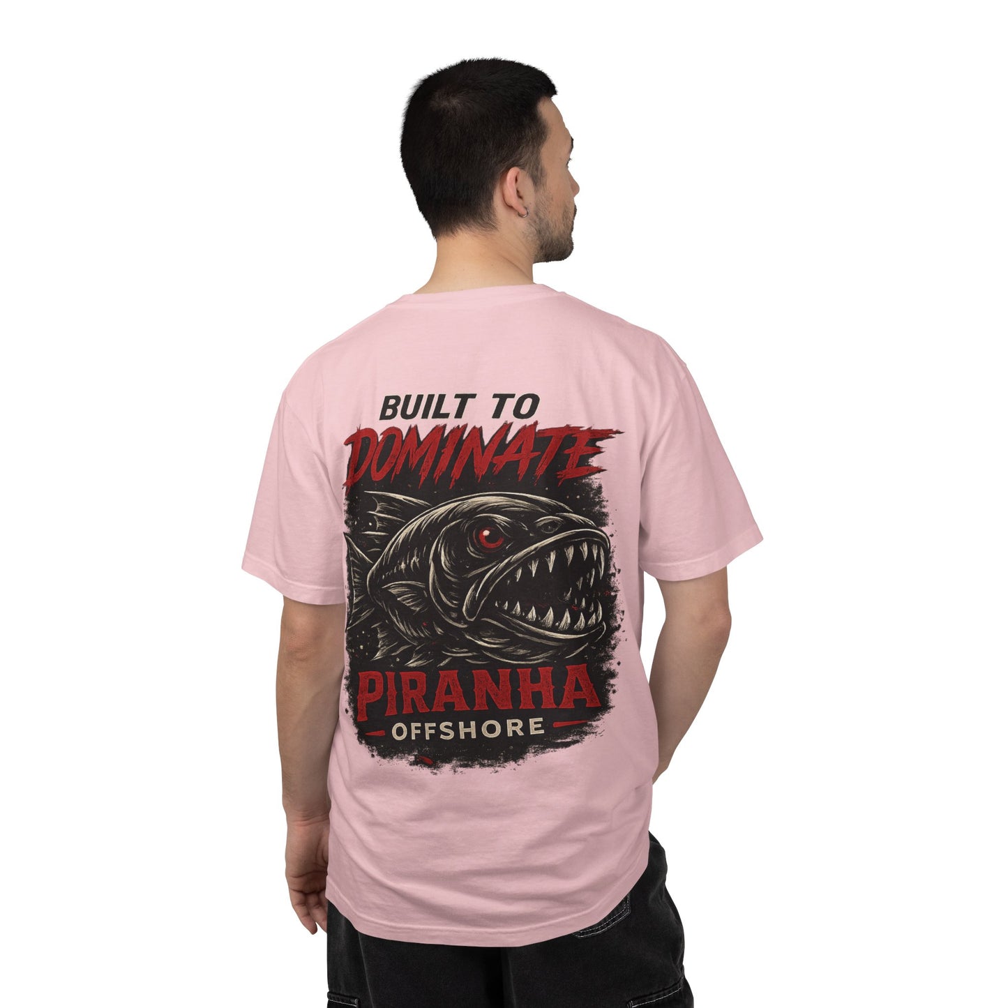Piranha Offshore Built to Dominate T-shirt