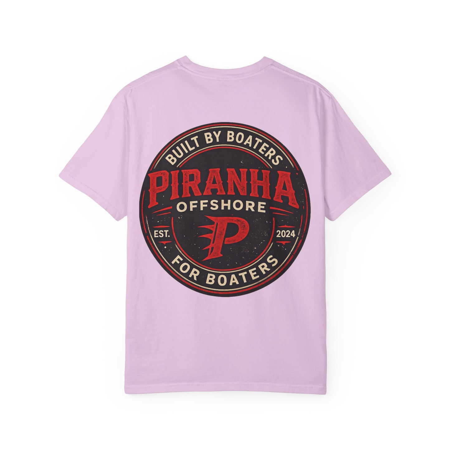 Piranha Offshore Built by Boaters T-shirt