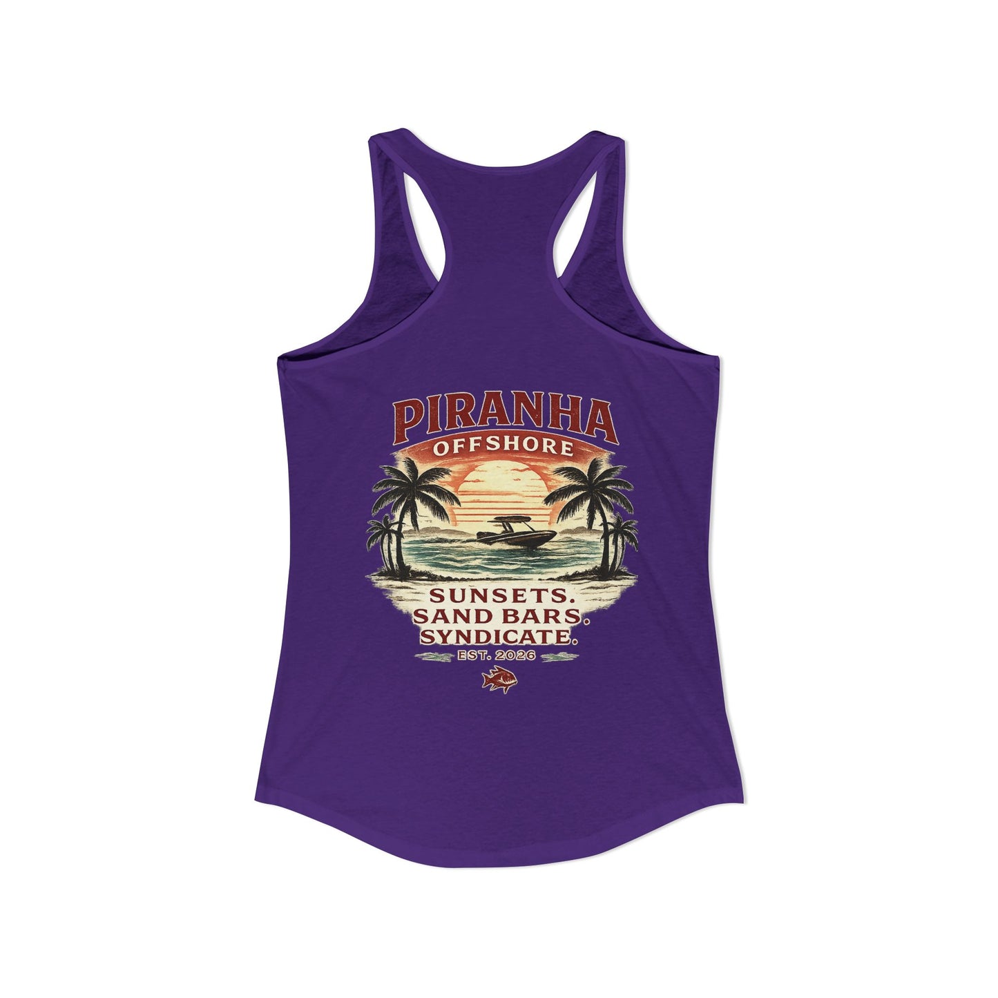 Women's Piranha Offshore Racerback Tank