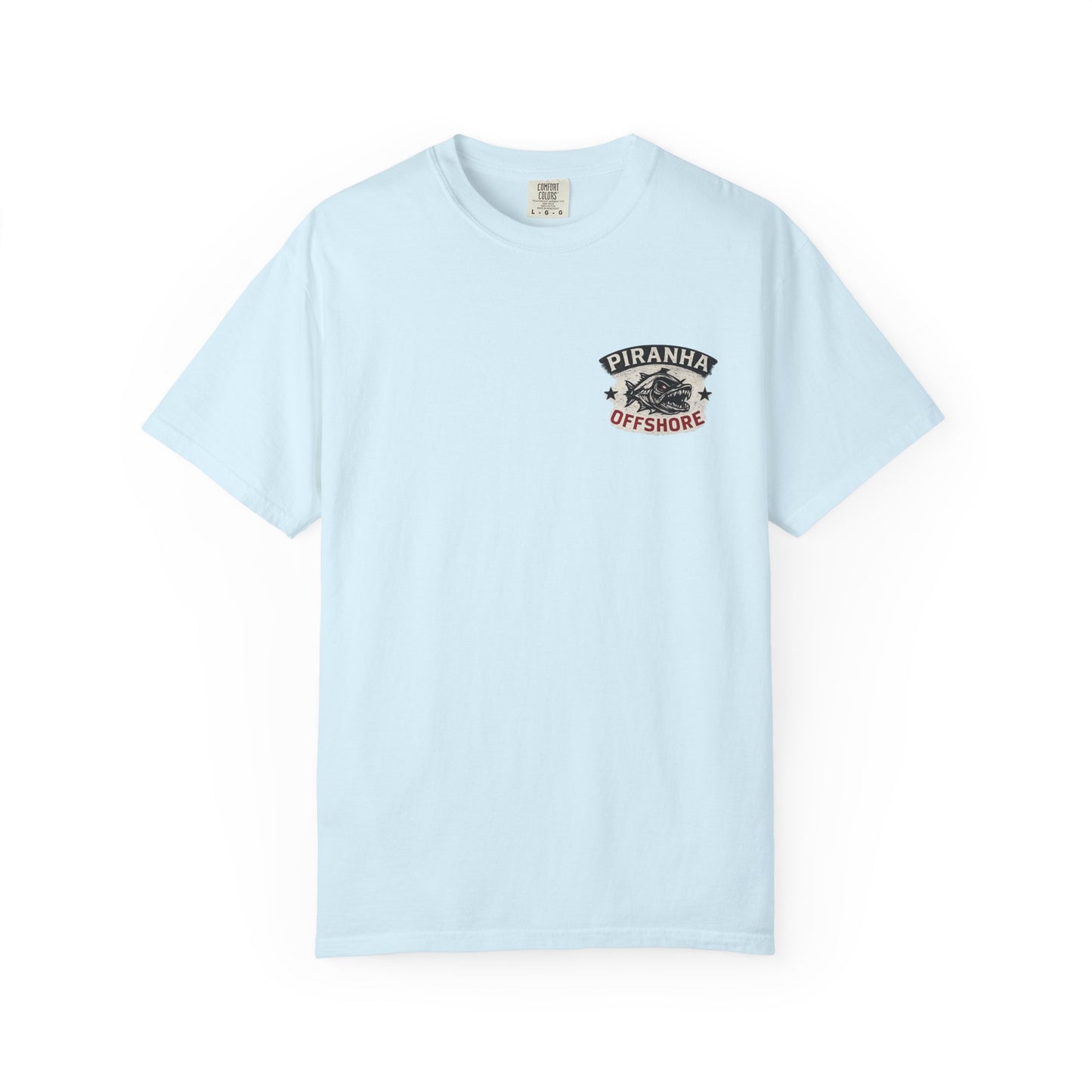 Piranha Offshore "Freedom Runs Offshore" Vintage Flag T-shirt