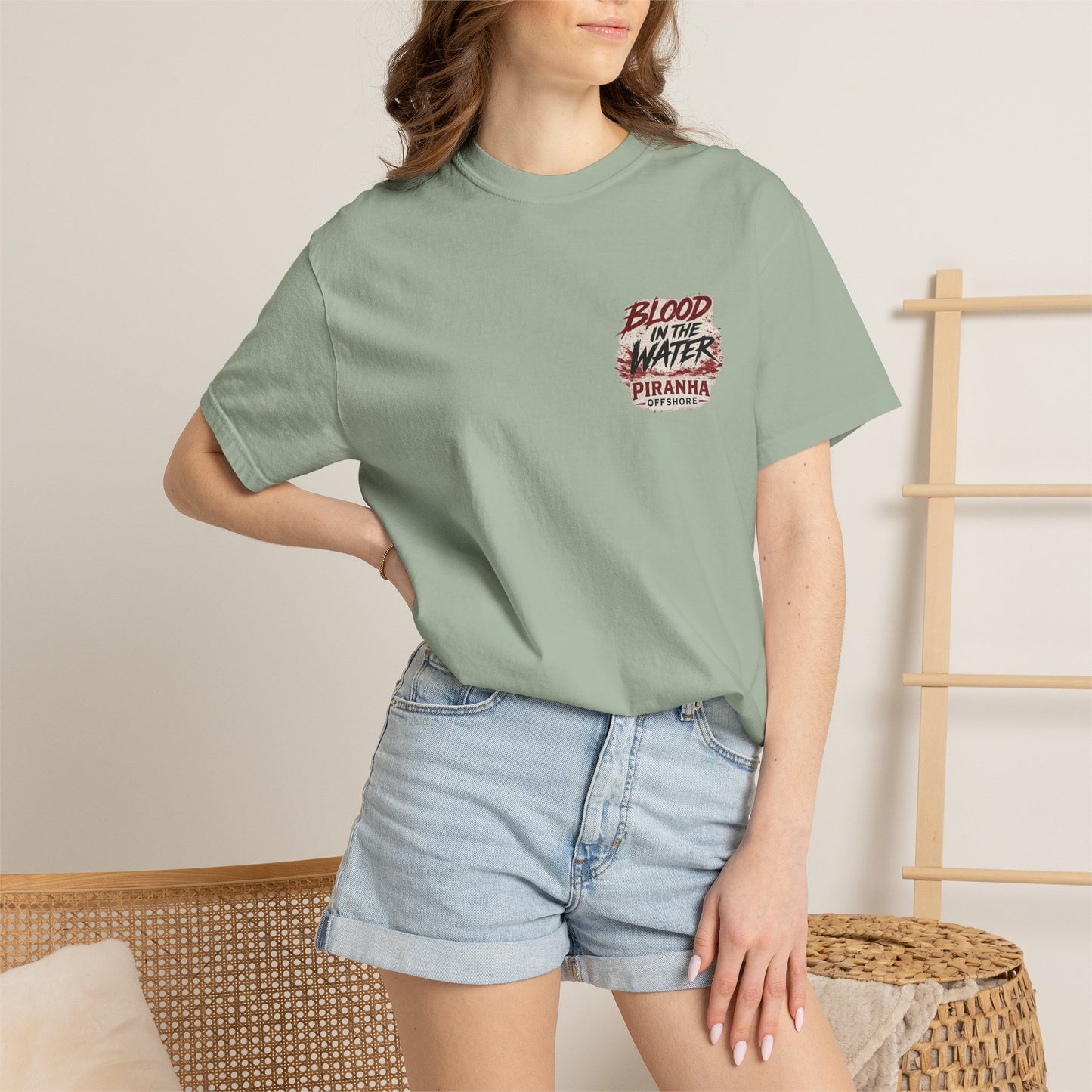 Piranha Offshore Blood in the Water T-Shirt