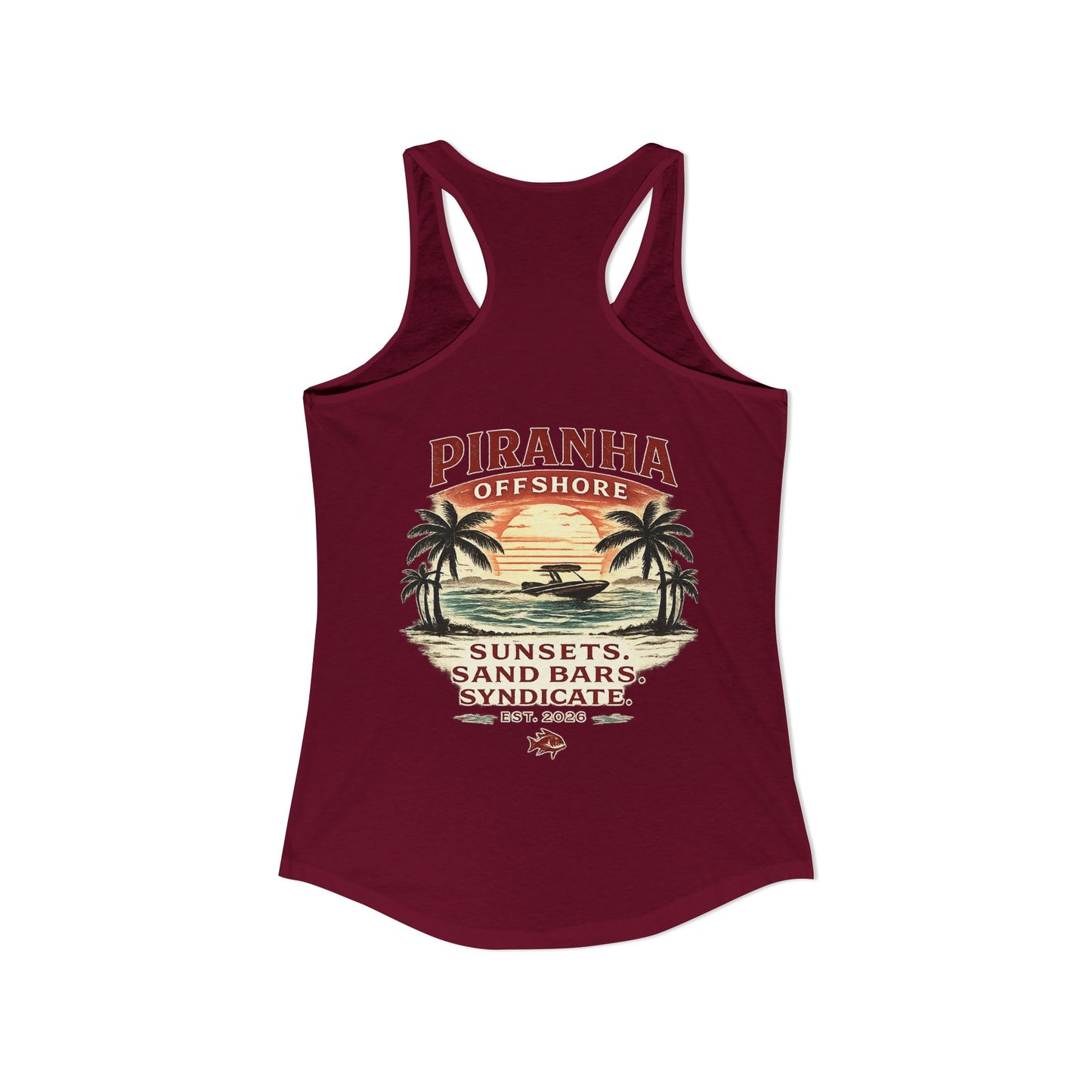 Women's Piranha Offshore Racerback Tank