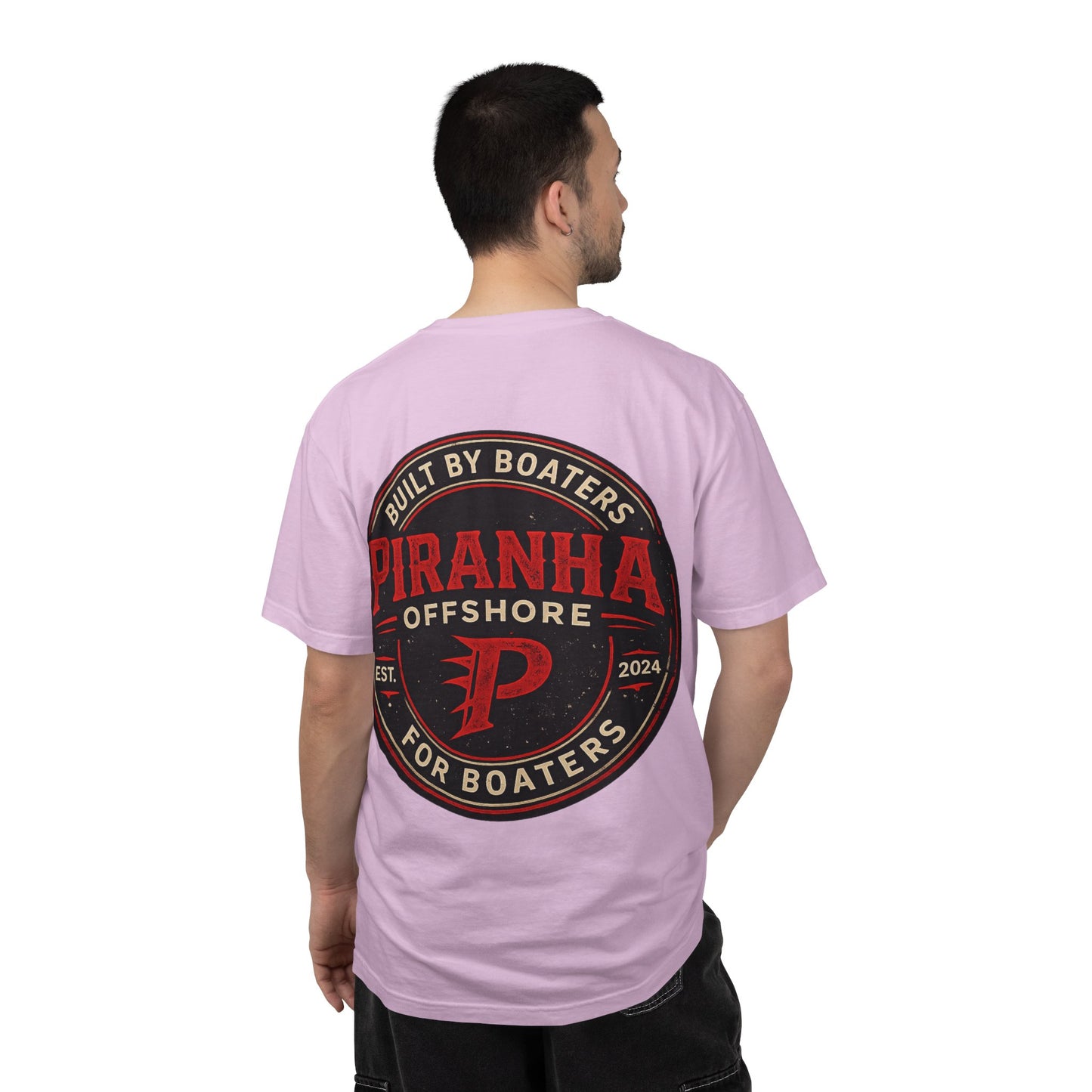 Piranha Offshore Built by Boaters T-shirt