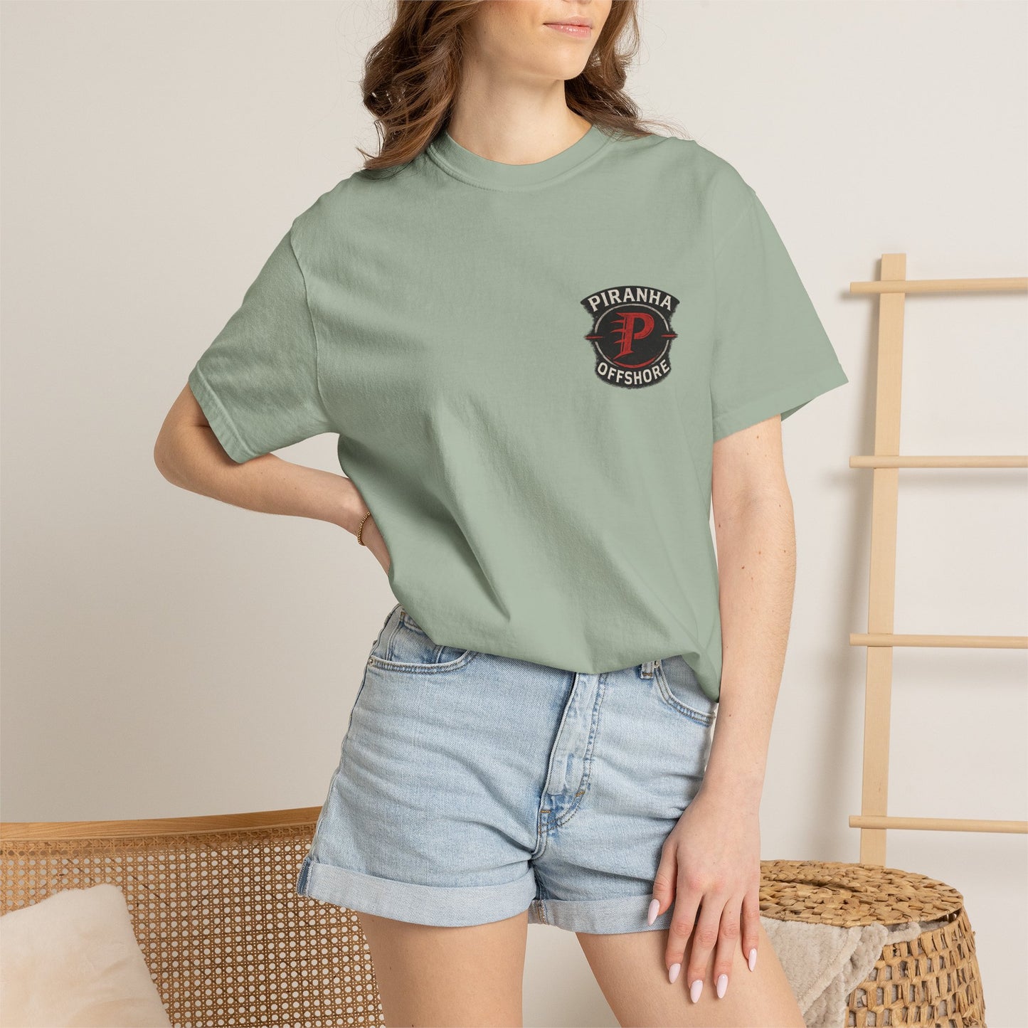 Piranha Offshore Built by Boaters T-shirt