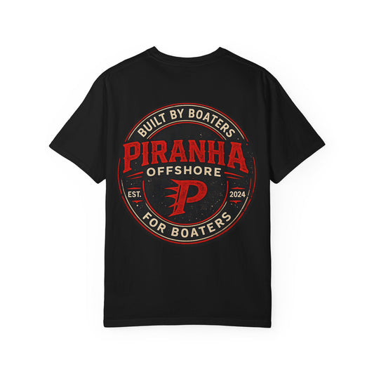 Piranha Offshore Built by Boaters T-shirt