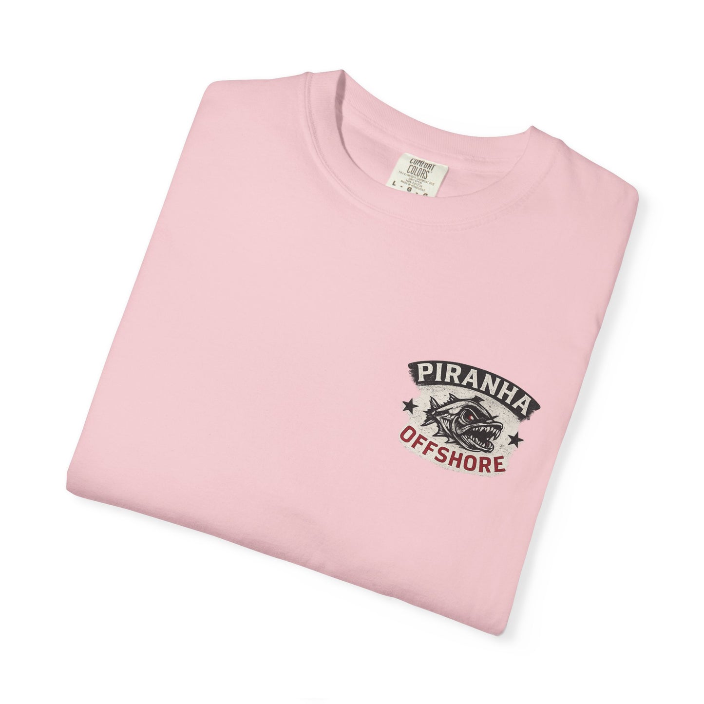 Piranha Offshore "Freedom Runs Offshore" Vintage Flag T-shirt